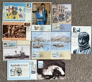 1981-99 TEN SINGLE OR PART SET DECIMAL STAMP FIRST DAY ISSUE MAXICARDS CHEAP #82 - Picture 1 of 6