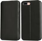 Iphox Apple Iphone 8 Plus/7 Plus Leather Wallet Flip Card Slots Case Cover Black