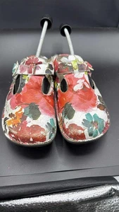 Alegria Paloma Floral Mary Jane Clogs Shoes Womens size 39 - Picture 1 of 6