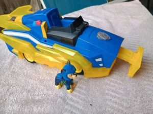Paw Patrol Mighty Pups Charged Up Chase Transforming Deluxe Vehicle Lights & Pup - Picture 1 of 8