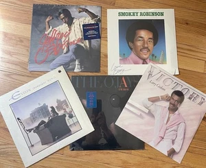 Smokey Robinson O'Jays Jeffrey Osborne Eveyln King Sealed R&B Vinyl 5 LP Lot - Picture 1 of 13