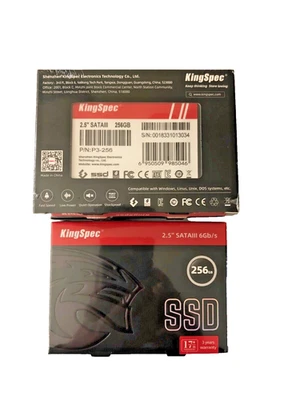 SSD disque dur KingSpec SSD 256Go 2.5'' SATA3 Interne/Externe – Livraison rapide - Photo 1/2