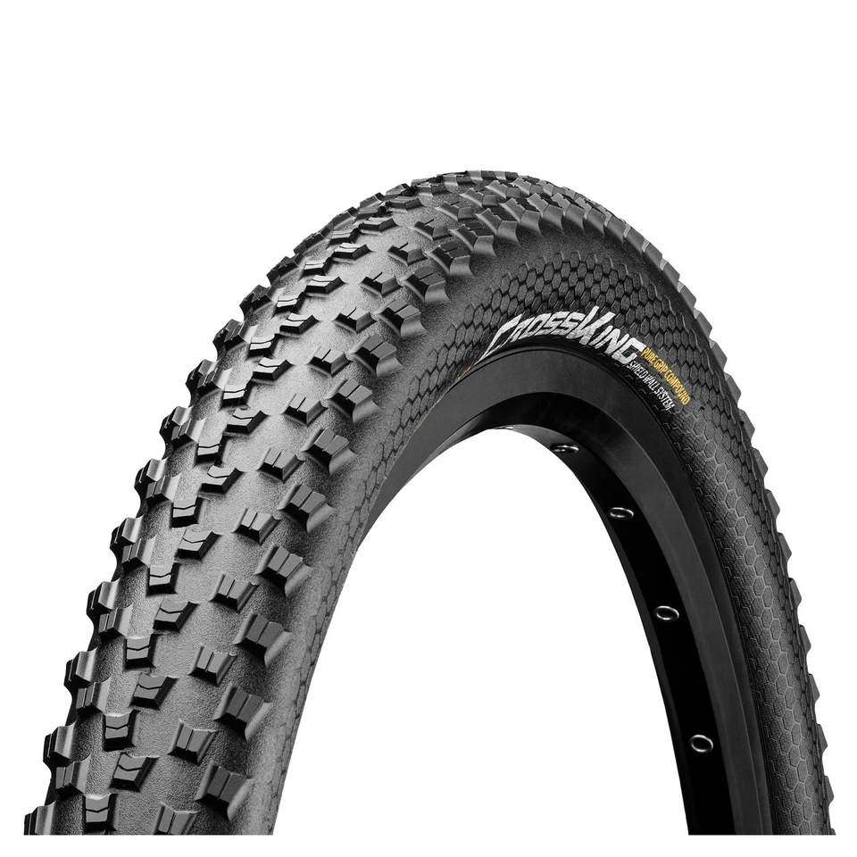 Continental Cross King Shieldwall Tyre Foldable Puregrip Compound Black/Black 26 - Image 1 of 3