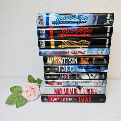 MAXIMUM RIDE Hardcover 1st Ed Complete series Set 1-10 HAWK James Patterson Swag - Image 1 of 3