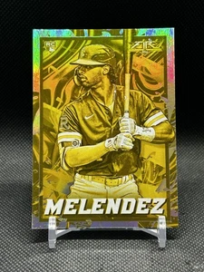 2022 Topps Fire - MJ Melendez #131 Gold Minted (RC) Kansas City Royals 🔥⚾️🔥 - Picture 1 of 2