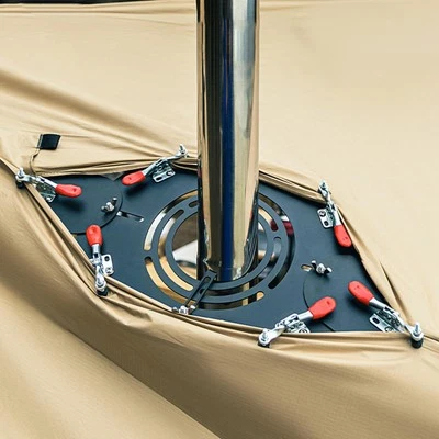 Zelt Ofen Jack, Anti Verbrühung für Brennholzofen, für Kamin, Outdoor, - Bild 1 von 4