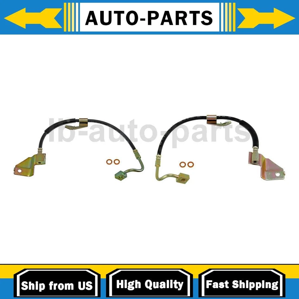 2X Manguera de línea de freno delantero primera parada para Ford Expedition 1997 1998 Foto 1 de 4