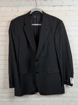 DANIEL CREMIEUX Collection black-gray wool mens jacket blazer 42L NWT - Image 1 of 4