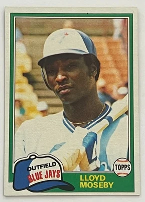 ungraded Lloyd Moseby #643 [Rookie] 1981 Topps baseball card - Image 1 of 2