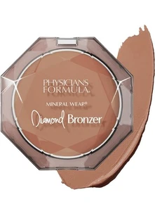 Physicians Formula Mineral Wear Diamond Bronzer Creamy Powder Serum Hybrid - Picture 1 of 3