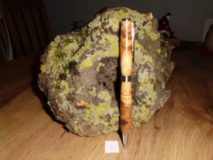 Holz-Kugelschreiber gedrechselt ..Olive - Bild 1 von 1