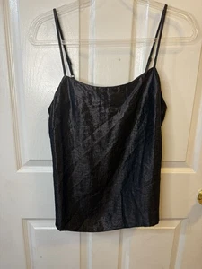 Boden Longerline Cami Black Women Size 4 NWT - Foto 1 di 4