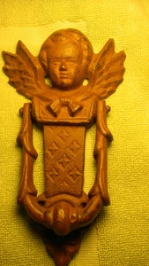 Schutzengel Design Gusseisen Türklopfer 8" - Bild 1 von 2