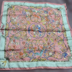 HERMES Petit Carre 45 PIERRES d'ORIENT et d'OCCIDENT Seidentuch mit Etikett Box gebraucht. - Bild 1 von 5