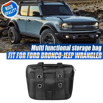 Холщовая автомобильная сумка для хранения набор инструментов и органайзер груза седельная сумка для Jeep Wrangler * - Изображение 1 из 4