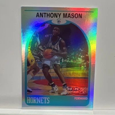 1999-00 Hoops Anthony Mason Hoopla Plus Refractor Rare - Image 1 of 2