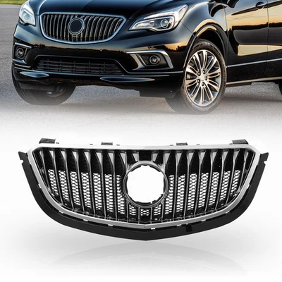 Front Bumper Upper Grille Grill Chrome Brake For 2016-2018 Buick ENVISION Foto 1 de 4