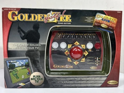 Golden Tee Golf Home Edition Red Black Radica Mattel New Sealed - Image 1 of 4