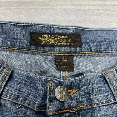 Pantalones cortos de mezclilla desgastados Chams 36 para hombre Foto 1 de 4