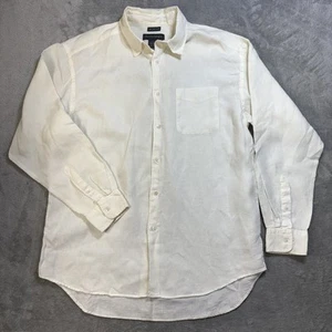 Banana Republic Shirt Mens Large Irish Linen Button Down Long Sleeve Pocket - Picture 1 of 8