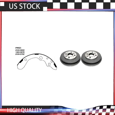 3 X задние тормозные колодки барабаны CEDU подходит 93-96 Ford Escort High Performance_SK - Изображение 1 из 4