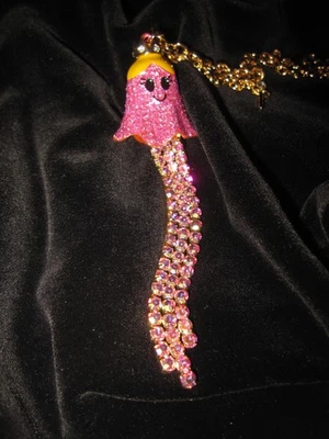 COLLAR LARGO COLGANTE BETSEY JOHNSON HALLOWEEN PRINCESA FANTASMA CON TIERRA Foto 1 de 4