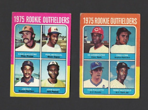 1975 Topps Baseball Lot (2) # 622 Fred Lynn #616 Jim Rice G+