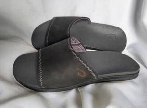 Olukai Alania Waterproof Leather Slide Sandals Size 7 Men's - 8.5 Women (EUR 40) - Picture 1 of 12