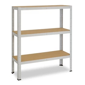 shelfplaza OFFICE Metallregal Aktenregal lichtgrau, 90 cm hoch, 14 Varianten - Bild 1 von 8