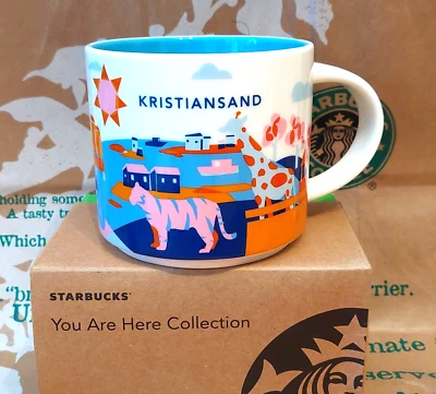 Starbucks Coffee Mug KRISTIANSAND/Norway, yah, NEU/unbenutzt in OVP-Geschenkbox!