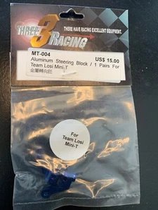 3Racing Alum Steering Block (2) for Losi Mini-T MT-004 - Picture 1 of 2