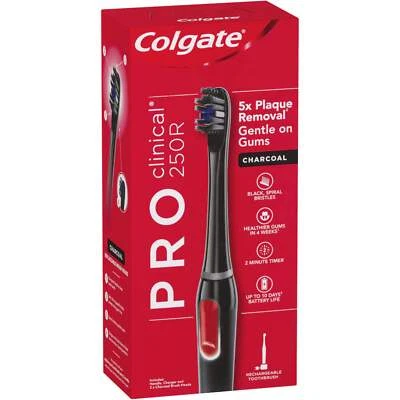 Colgate ProClinical 250R Charcoal Electric Toothbrush (Black) - image 1 of 4