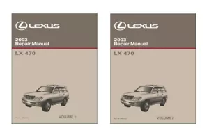 2003 Lexus LX 470 Shop Service Repair Manual Book Engine Drivetrain OEM - Picture 1 of 1