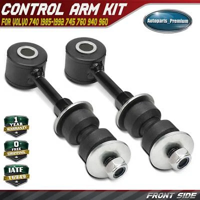 2Pcs Front Side Suspension Stabilizer Bar Link Kit for Volvo 740 745 940 960 760 - Image 1 of 4