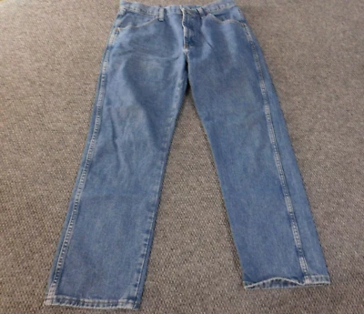 Rustler Jeans 34x32 mens blue original straight western denim - Image 1 of 4