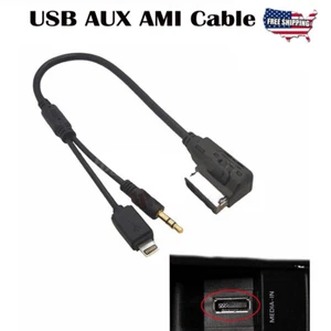 For Mercedes Benz C63 Music Interface Charge Adapter Audio USB AUX AMI Cable - Picture 1 of 11