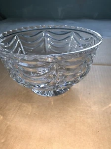 TIFFANY & CO Crystal Glass Bowl ROYAL BRIERLEY 7 1/2” SIGNED - Picture 1 of 9