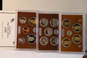 2012 S US Proof Set Original Box & Papers Clad - Picture 1 of 3
