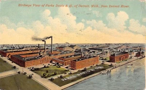 1917 Parke-Davis Pharmaceutical Co Main Laboratories, Detroit, Michigan Postcard - Picture 1 of 2