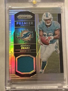 Kenyan Drake 2016 Panini Prizm #PPJ- KD Premier Jerseys Patch Silver Prizm Miami - Picture 1 of 2