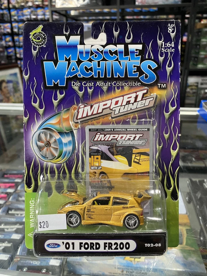 Muscle Machines Import Tuner '01 Ford FR200 T02-08 1/64 Turbo JDM - Image 1 of 4
