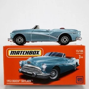 Matchbox 1953 Buick Skylark Light Blue #15 Power Grabs Sealed Convertible - Bild 1 von 8