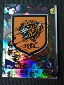 Topps match attax 2014-2015 signed Dean Windass Hull City emblem card