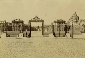 France Versailles le Chateau Grille royale ancienne Photo Neurdein 1890 - Picture 1 of 3