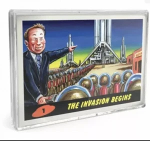 2021 Topps Mars Attacks Invasion 2026 Complete 10 Card Set ELON MUSK - Picture 1 of 1