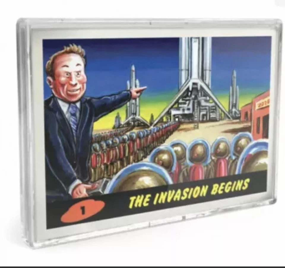 2021 Topps Mars Attacks Invasion 2026 Complete 10 Card Set ELON MUSK - Image 1 of 1
