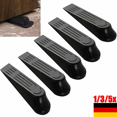 Türstopper Türkeil Bodenkeil Fensterkeil schwarz Weiß 3/5er Set Satz Feststeller - Bild 1 von 4