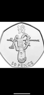 London 2012 Olympic 50p Triathlon Coin - Image 1 of 2