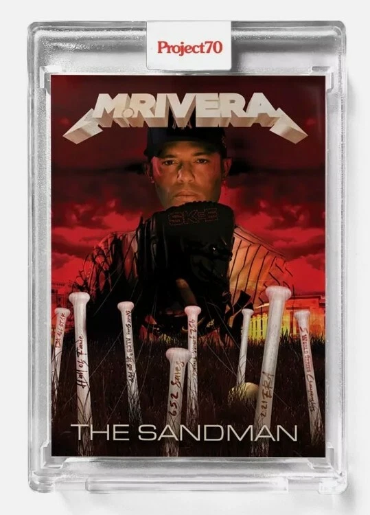 Topps Project70 #851 - Mariano Rivera by DJ Skee New York Yankees Short Print! - Image 1 of 1