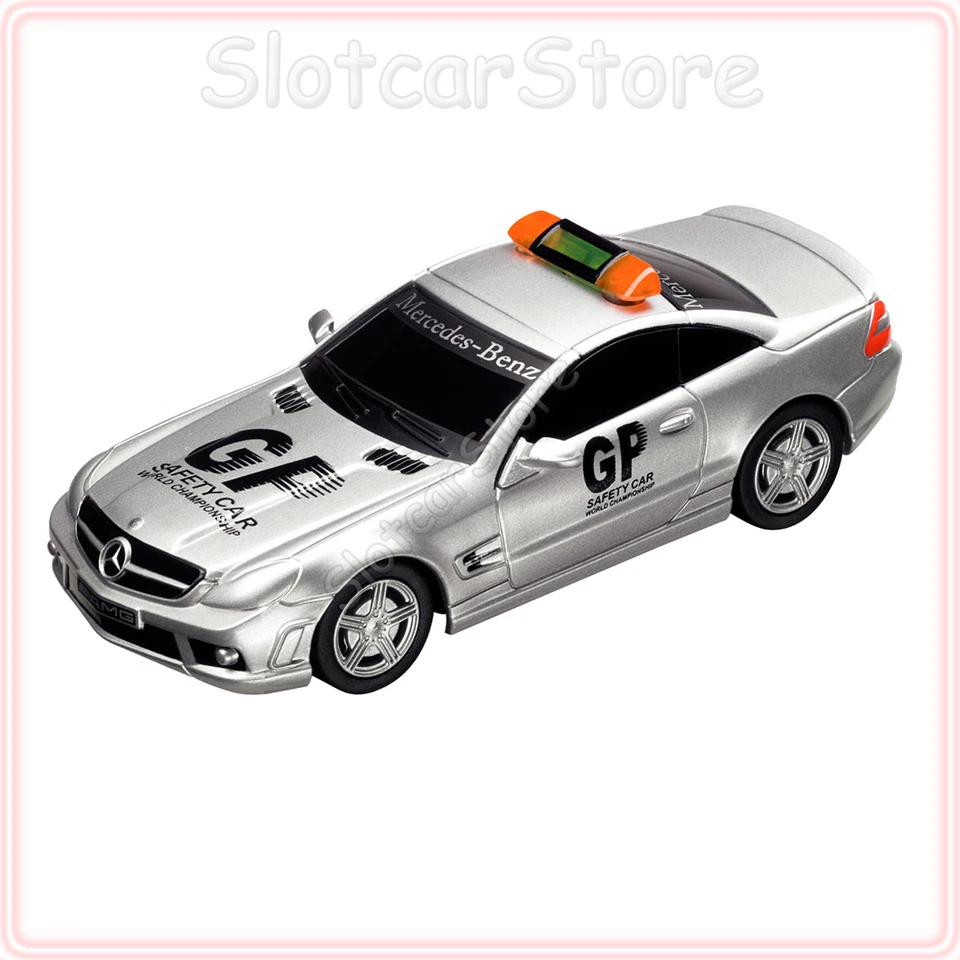 Carrera GO 61180 AMG Mercedes SL 63 "Safety Car" (mit Blinklicht) 1:43 Auto Plus